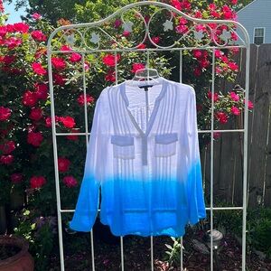 Zac & Rachel  beautiful pink and white ombré, size XL, NWOT